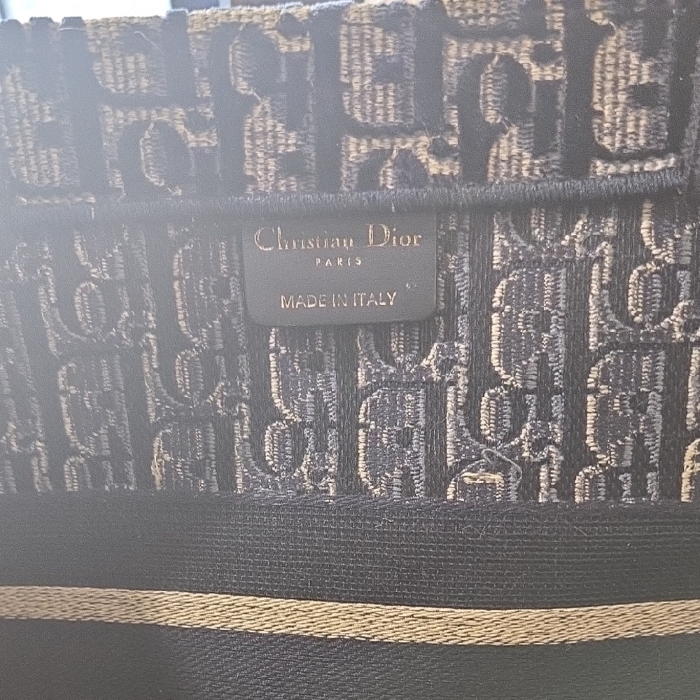 Christian Dior Blue and White Tote Bag - Picture 9 of 15